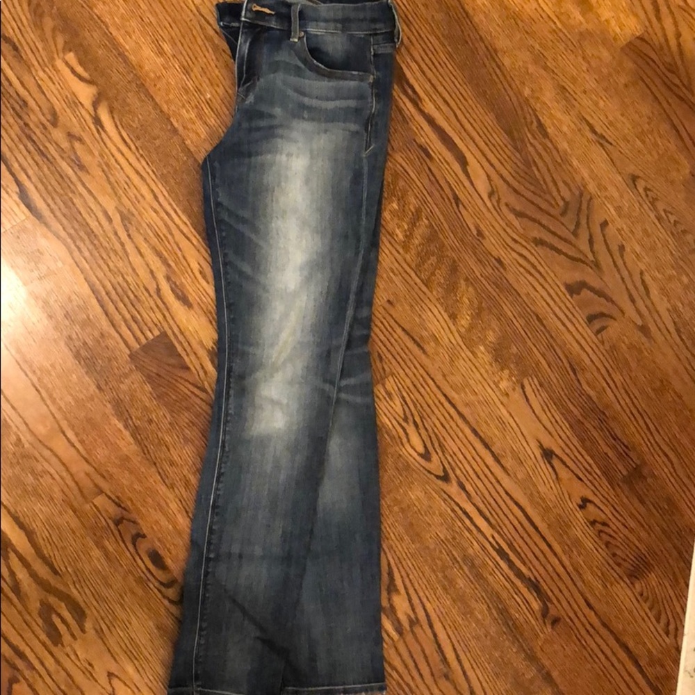 Express jeans mid rise super skinny 6